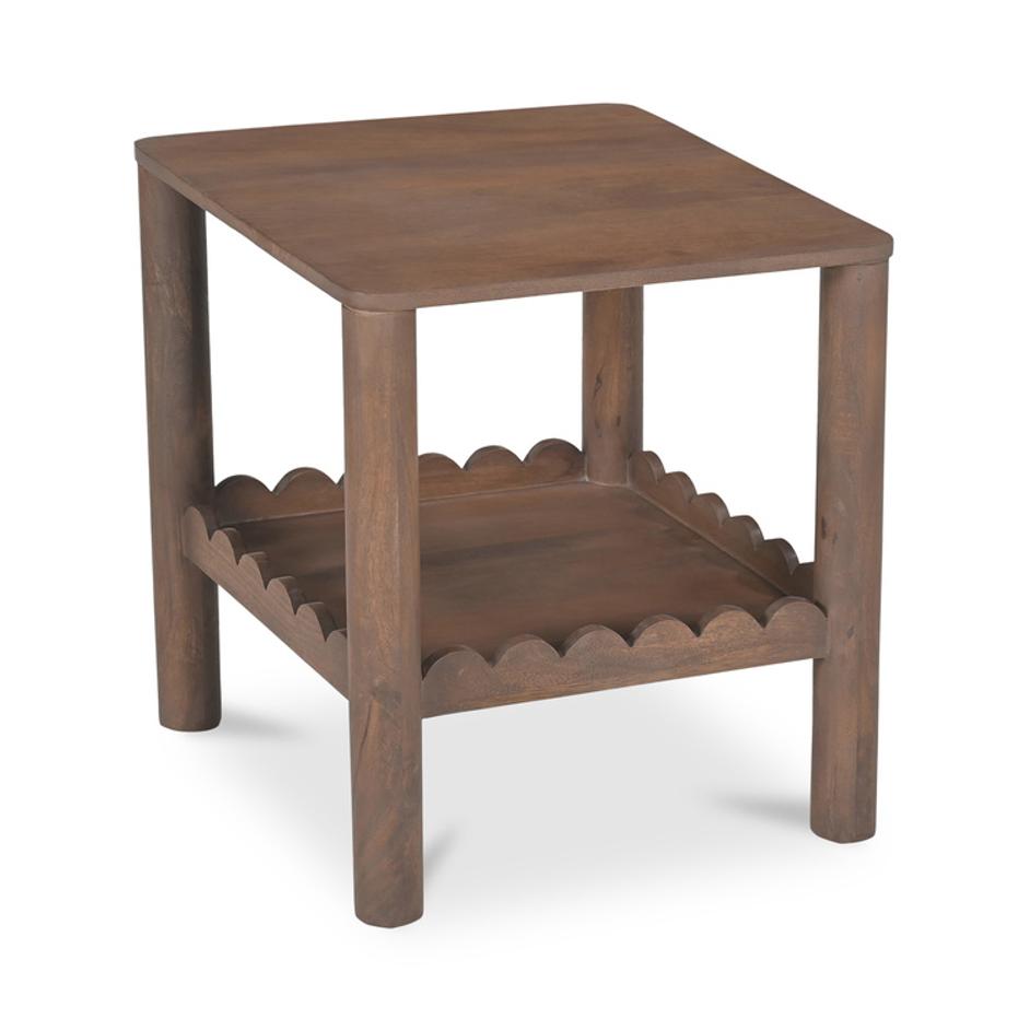 Wiley Side Table Vintage Brown by Moes Home