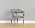Kenny Dining Armchair - Bravo Metal by Sunpan