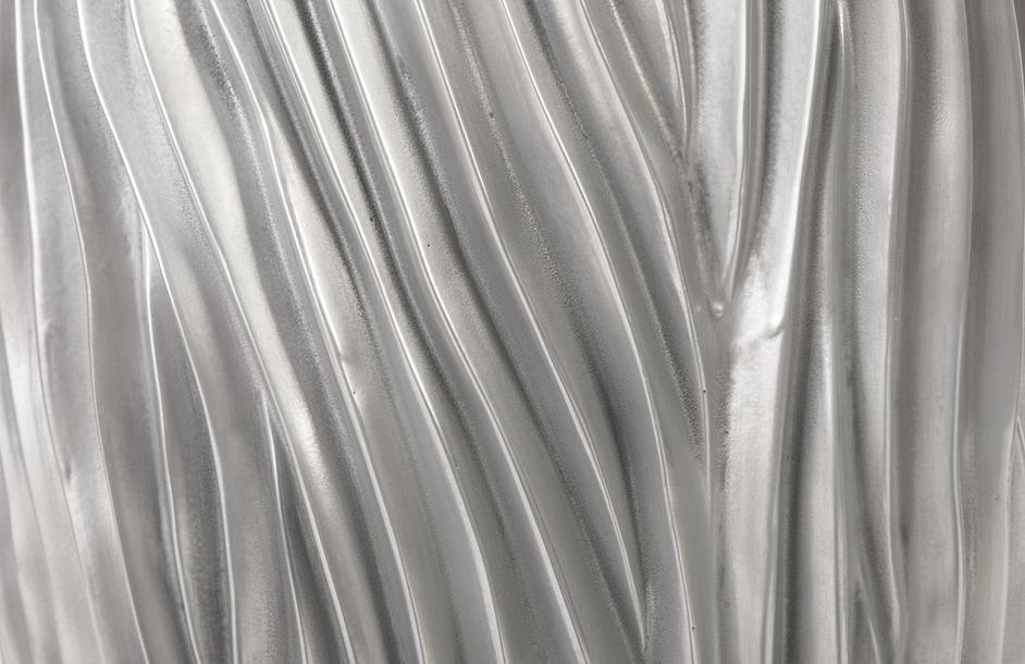 Alon Planter, Polished Aluminium by PHILLIPS COLLECTION