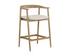 JEREMY COUNTER STOOL - WEATHERED OAK - DOVE CREAM by Sunpan