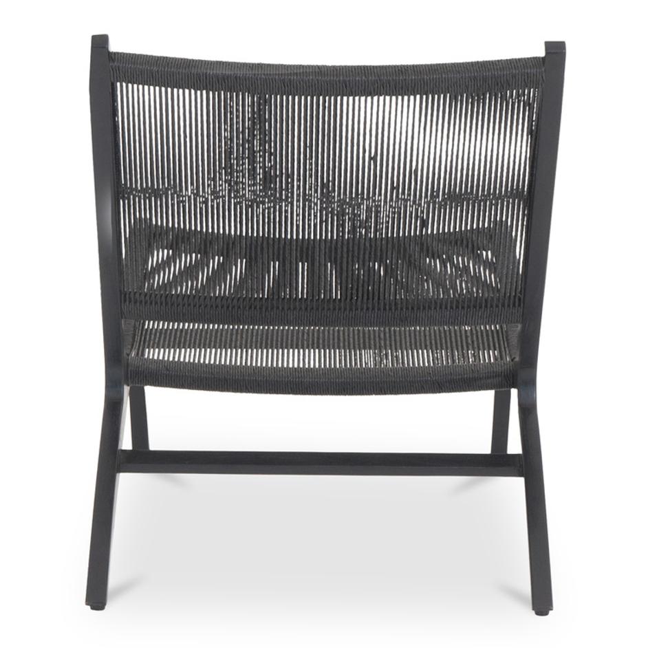 Palma Outdoor Lounge Chair Black by Moes Home