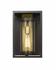 Dunbroch 1 Light Outdoor Wall Sconce in Deep Bronze + Outdoor Brass Finish by Z-Lite