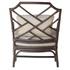 Kara Rattan Accent Arm Chair In Paloma Brown  by New Pacific Direct