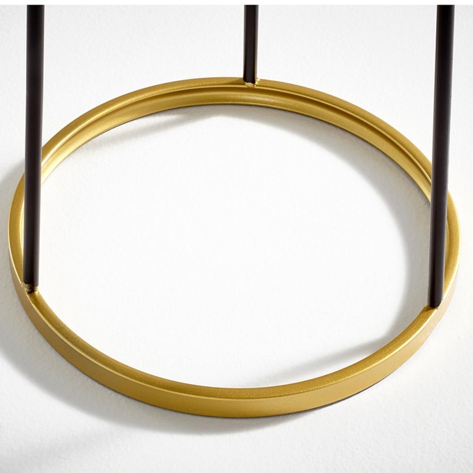 Large Liza Stand in Gold and Black by Cyan Design