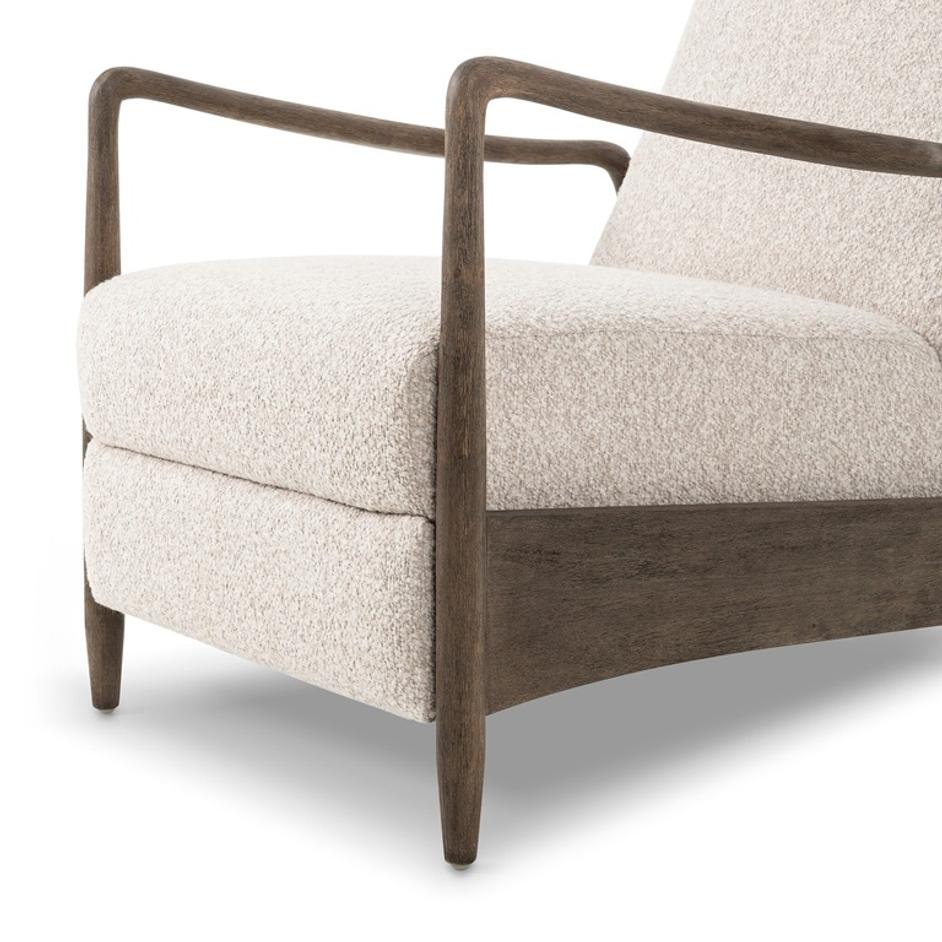 Braden Recliner - Sattley Fog by Four Hands