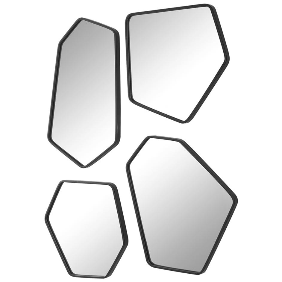 Linneah Black Mirrors, Set/4 by Uttermost