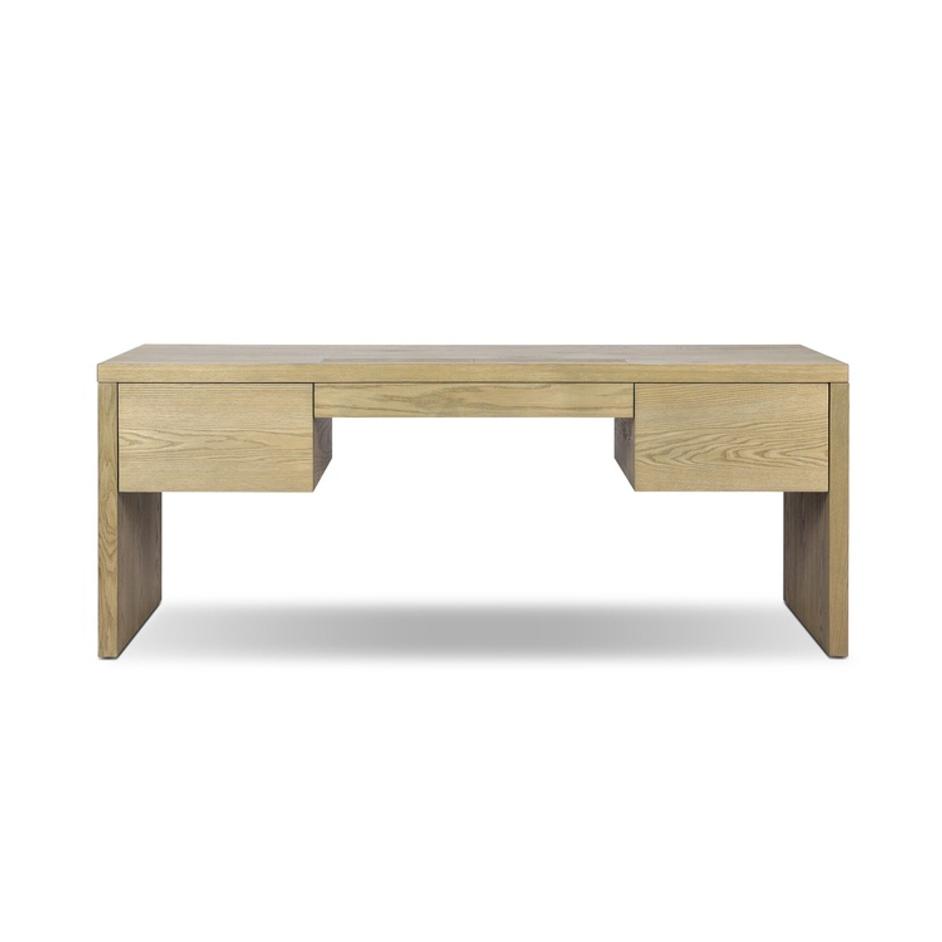 Torrington Desk - Sandy Oak Resawn by Four Hands