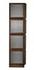 Collins Hutch in Dark Walnut with Glass Accents by Noir Furniture