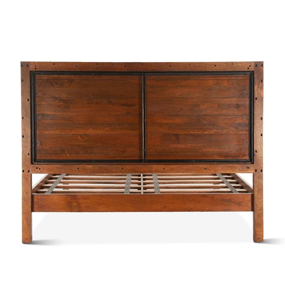 Cosmopolitan Queen Bed, Honey Brown by Home Trends & Design