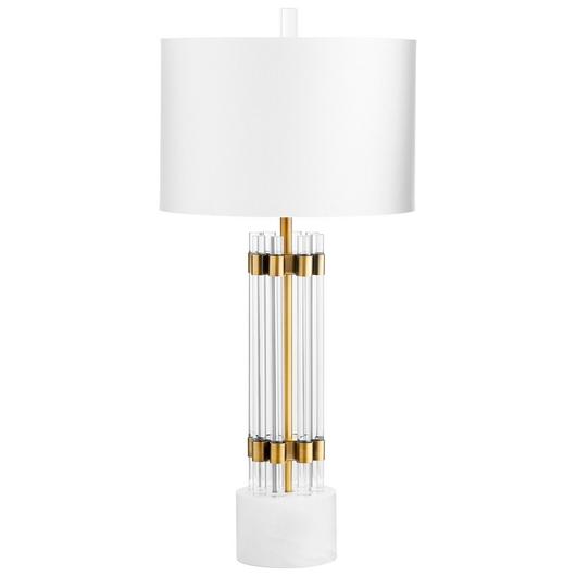 Kerberos Table Lamp In Brass by Cyan Design