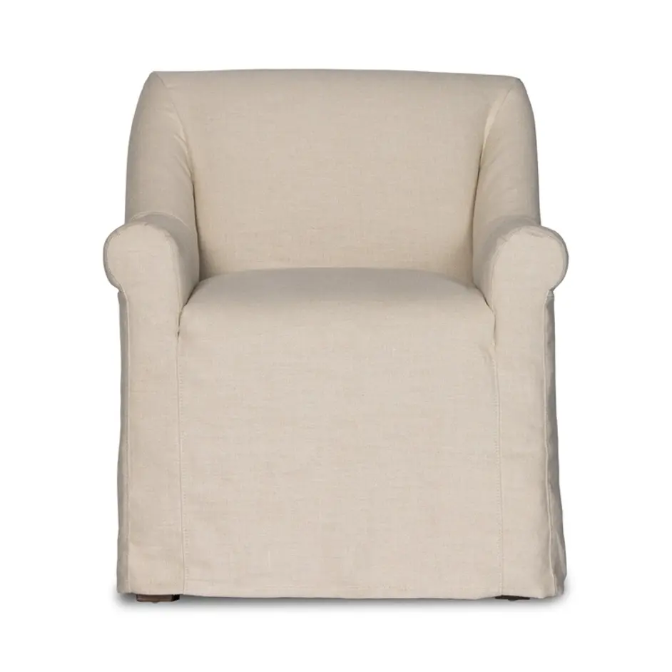 Bridges Slipcover Dining Armchair by Four Hands