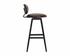 EMBER SWIVEL BARSTOOL - BRAVO COGNAC by Sunpan