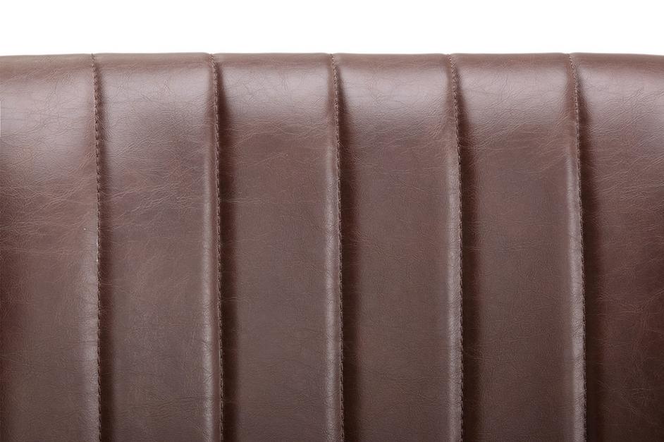 HALDEN DINING CHAIR - RUSTIC BRONZE - VINTAGE COGN by Sunpan