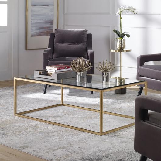 Bravura Gold Coffee Table by Uttermost