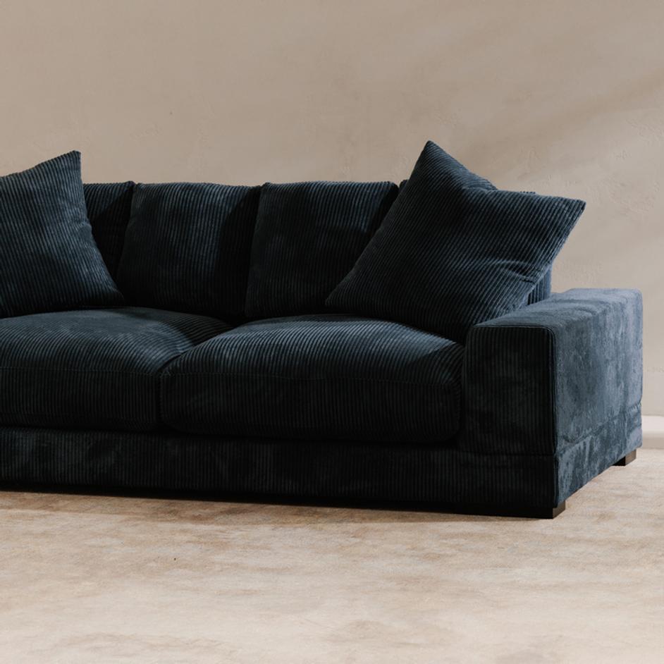 Plunge Sofa Navy by Moes Home