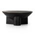 Sante 36" Coffee Table In Raw Black by FOUR HANDS