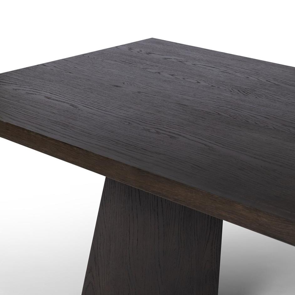 Shavano Dining Table - Espresso Oak Veneer by Four Hands