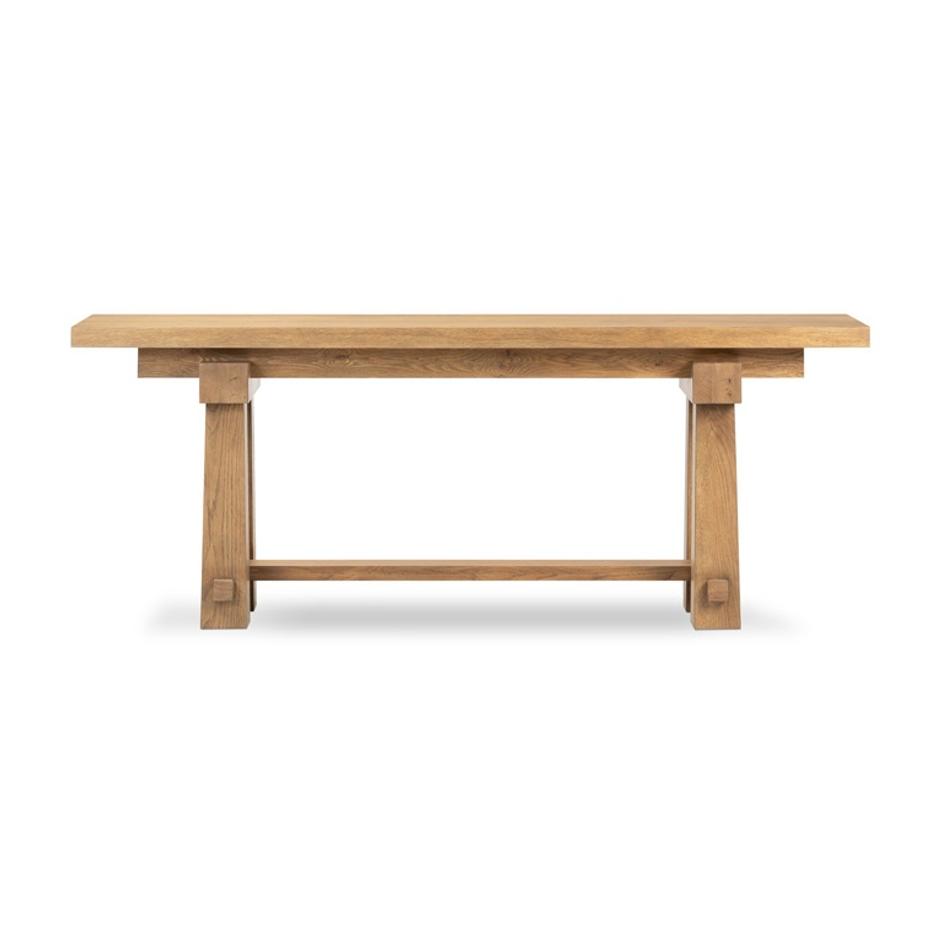 Josette Console Table In Honey Oak Veneer by Four Hands