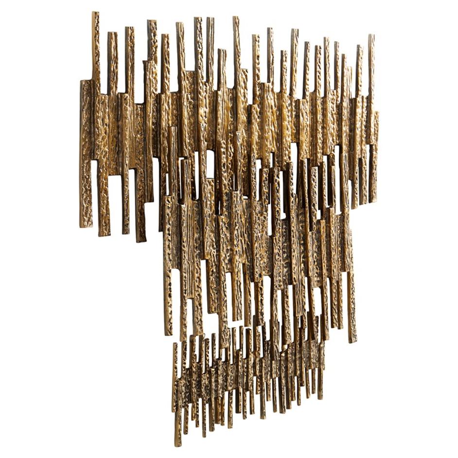 Ledger Wall Decor | Antique Brass - Small by Cyan Design