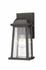 Millworks 1 Light Outdoor Wall Sconce in Oil Rubbed Bronze Finish by Z-Lite