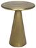 Cassia Side Table, Metal with Brass Finish by Noir Furniture
