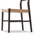 Glenmore Woven Dining Chair In Light Carbon by FOUR HANDS