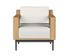 CAGLIARI ARMCHAIR - PALAZZO CREAM by Sunpan