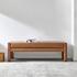 Lucca PU Bench, Vintage Cider by New Pacific Direct