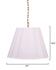 Scalloped 1-Light Pendant, Boucle Linen by Jamie Young