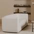 Alora Sofa White by Moes Home