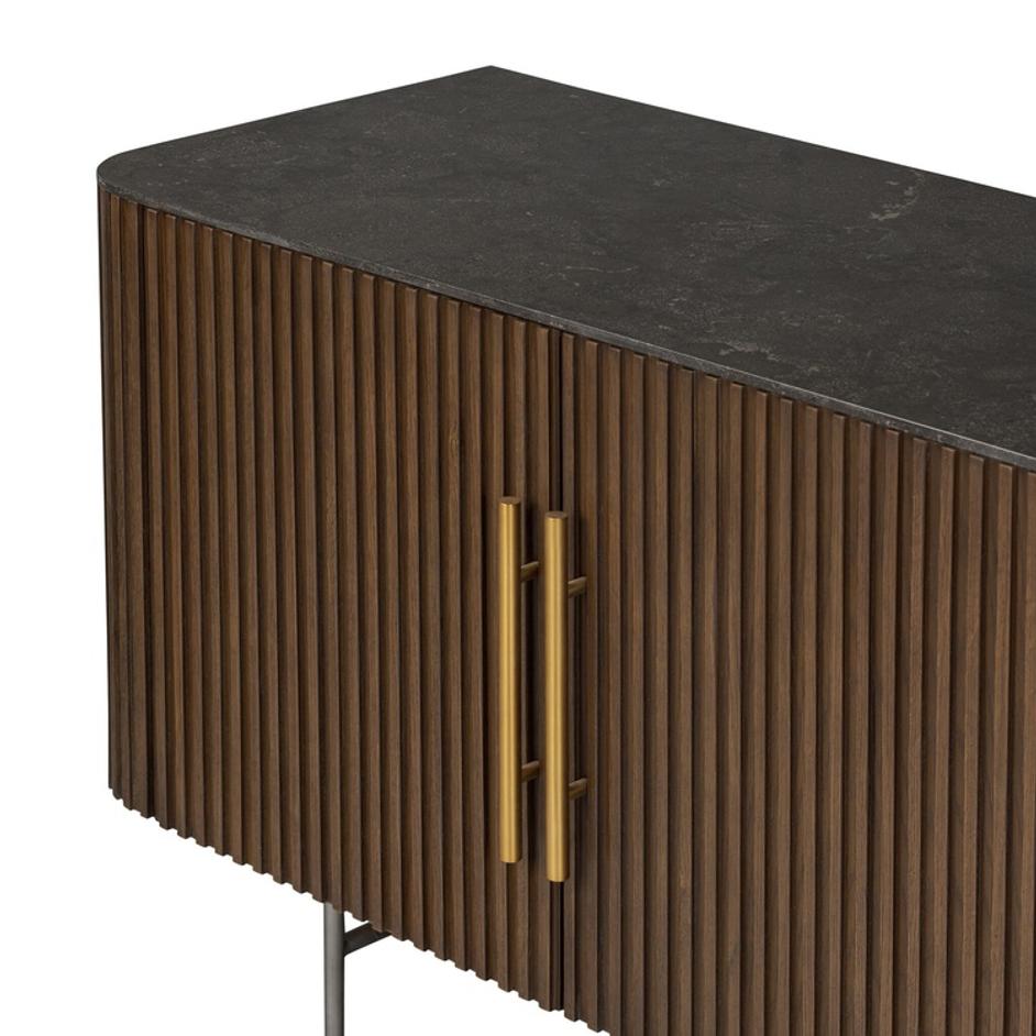 Fletcher Media Console - Terra Brown Oak by Four Hands