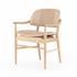 Josie Dining Chair In Vintage White Wash by FOUR HANDS