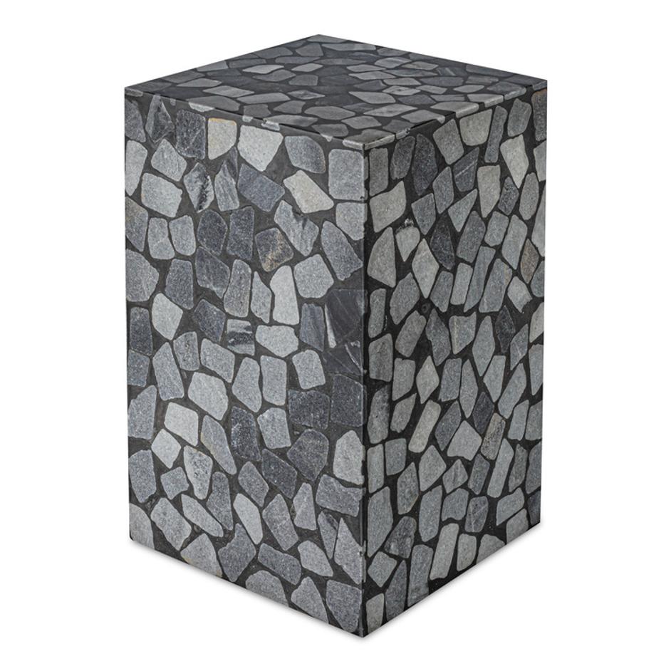 Kiri Outdoor Side Table Black by Moes Home