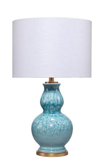 Whitney Ceramic Table Lamp, Blue by Jamie Young