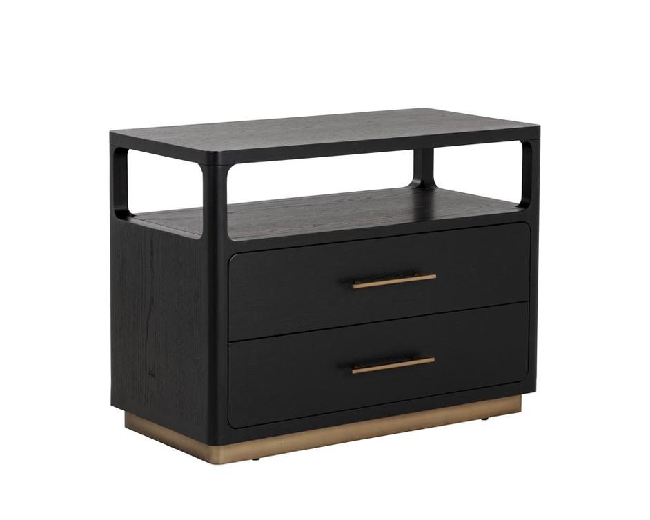 DANETTE NIGHTSTAND - BLACK by Sunpan