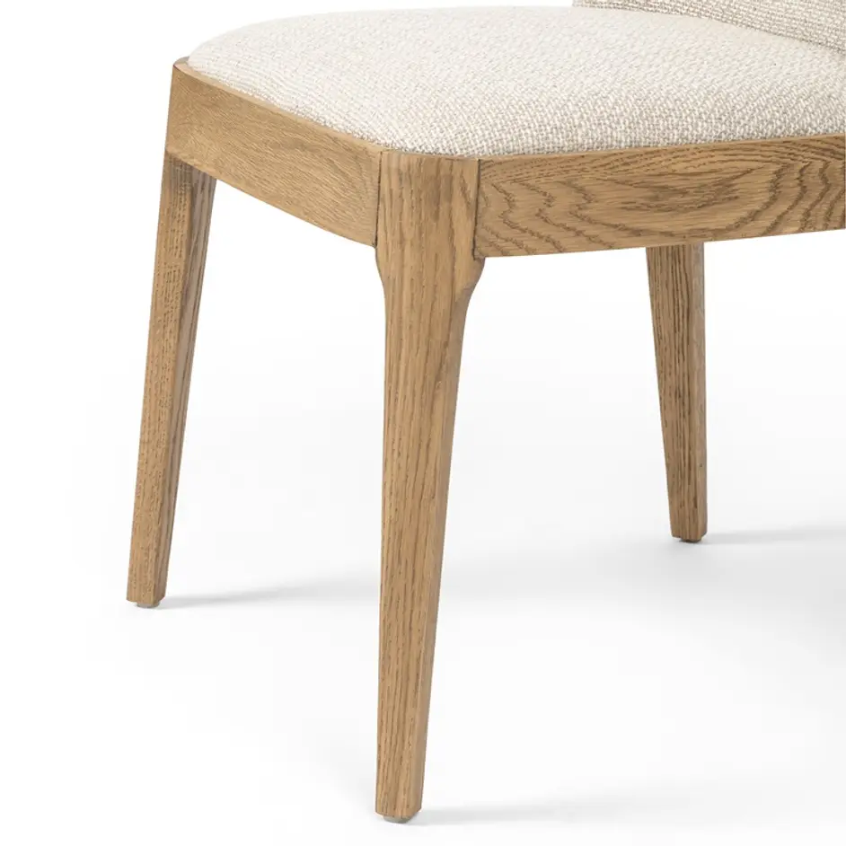 Bryce Armless Dining Chair In Gibson Wheat by FOUR HANDS