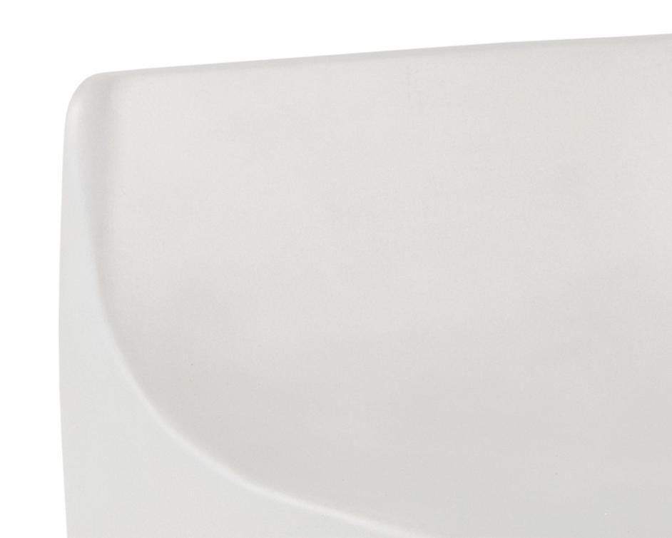 LEDGER STOOL - WHITE by Sunpan