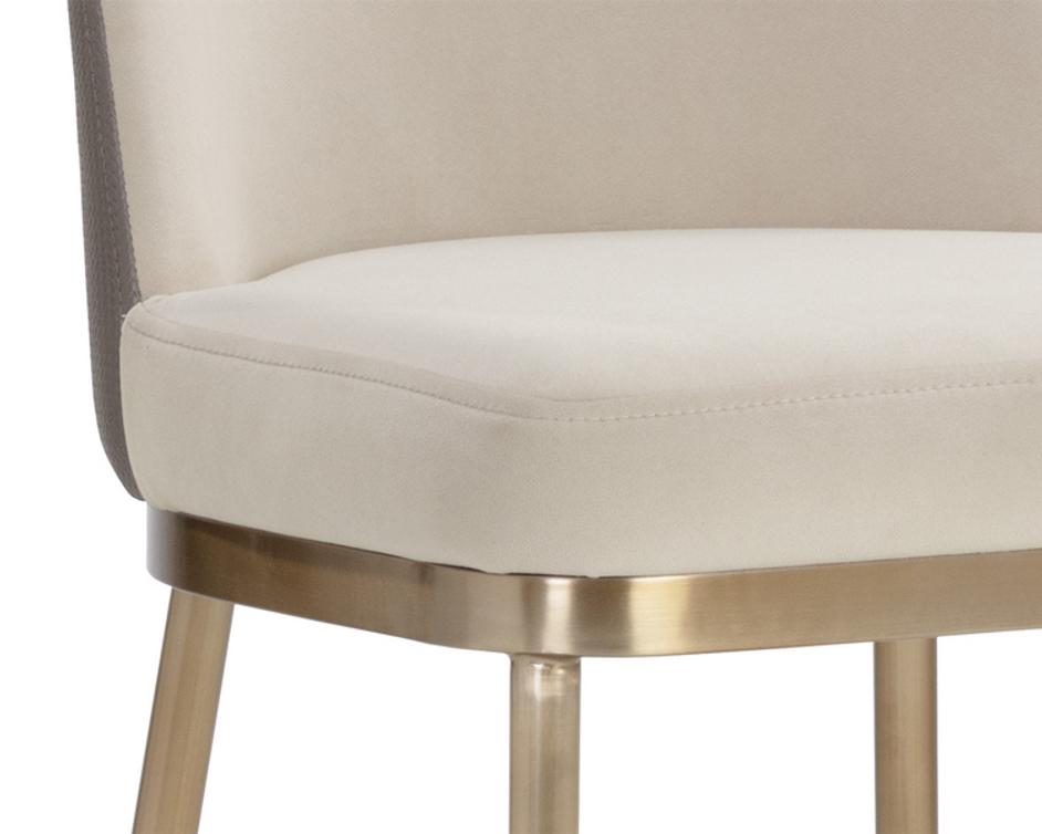 LAVANIA BARSTOOL - MEG TAUPE / PORCINI TAUPE by Sunpan