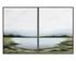 LAKESIDE VIEWS (SET OF 2) - 36" X 48" - BLACK FLOATER FRAME by Sunpan