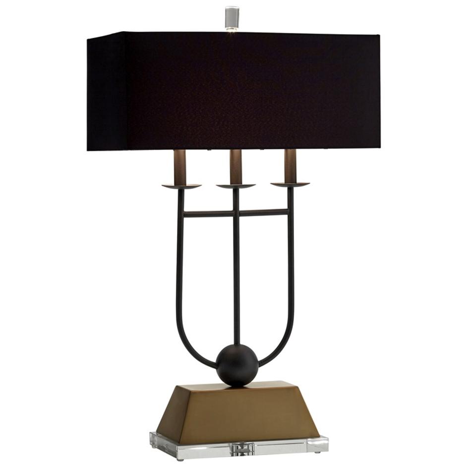 Euri Table Lamp in Black and Gold by Cyan Design