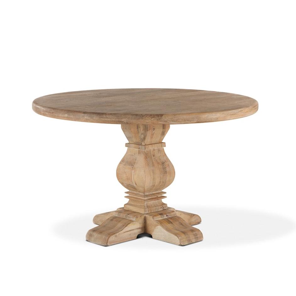 San Rafael 48" Round Dining Table Antique Oak by Home Trends & Design