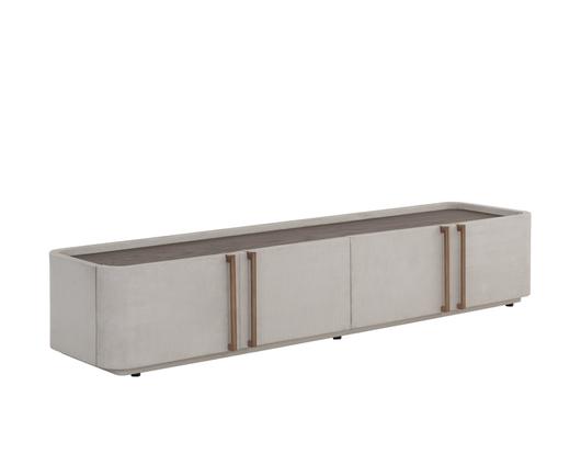 JAMILLE MEDIA CONSOLE AND CABINET - CREAM by Sunpan