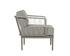 CATANIA ARMCHAIR - GREY - PALAZZO TAUPE by Sunpan