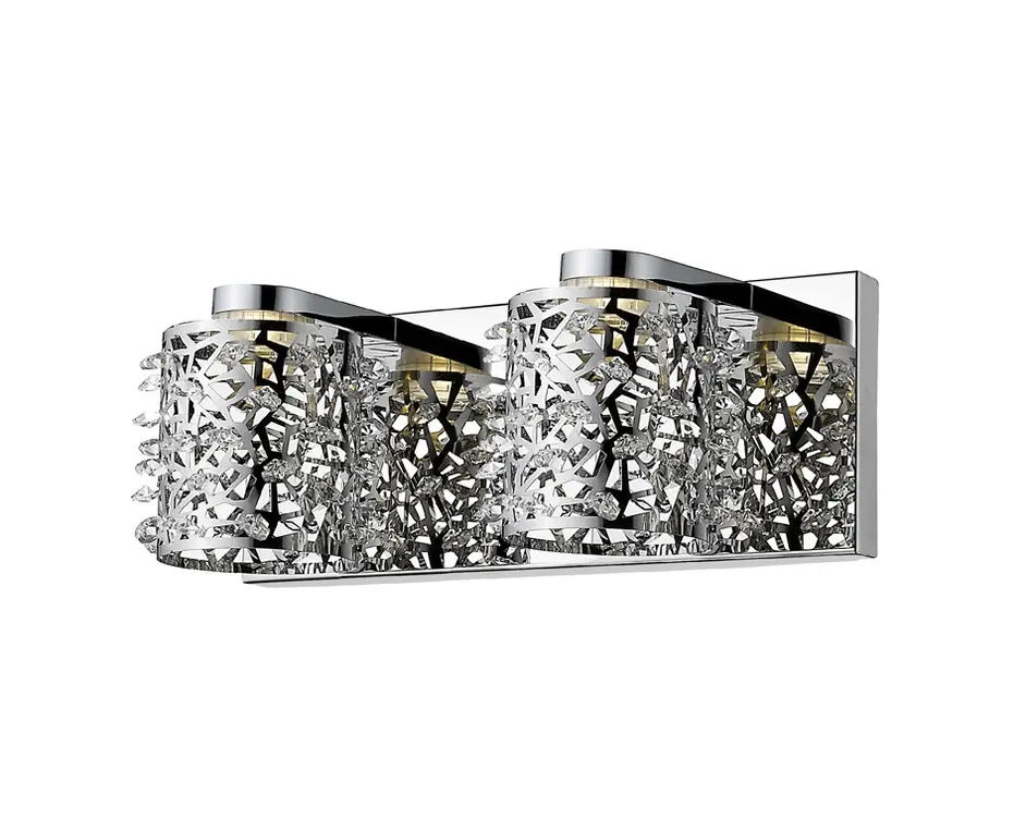 Fortuna 2 Light Vanity in Chrome  Finish by Z-Lite