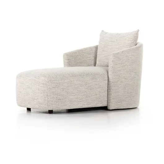 Farrah Chaise Lounge In Merino Cotton by FOUR HANDS