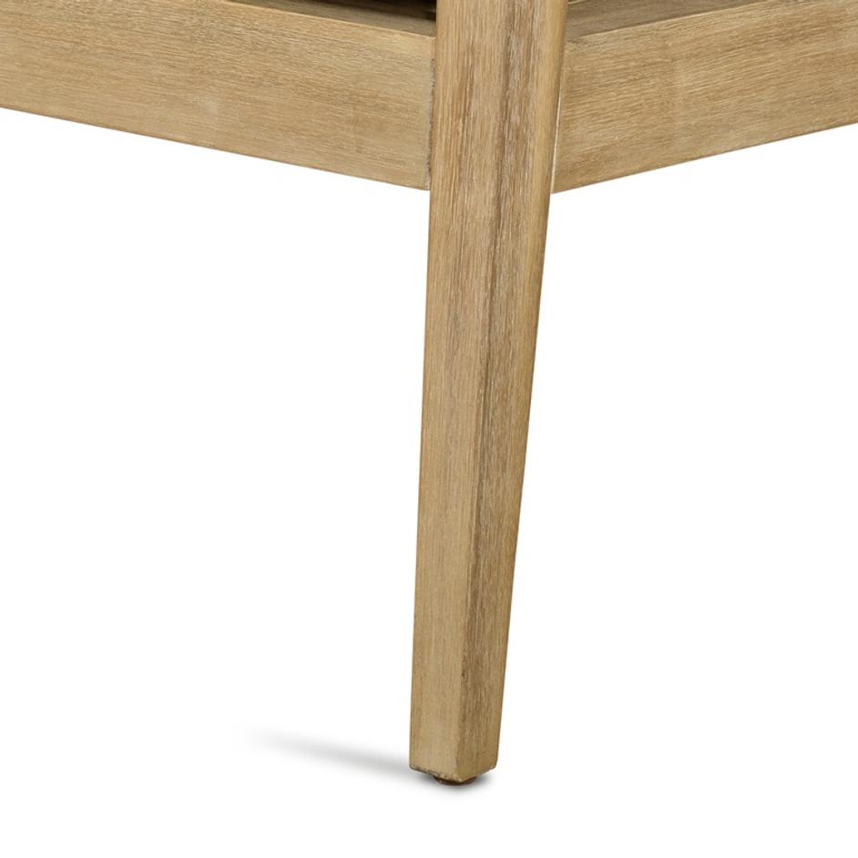 Amaya Outdoor Chair In Natural Acacia by FOUR HANDS