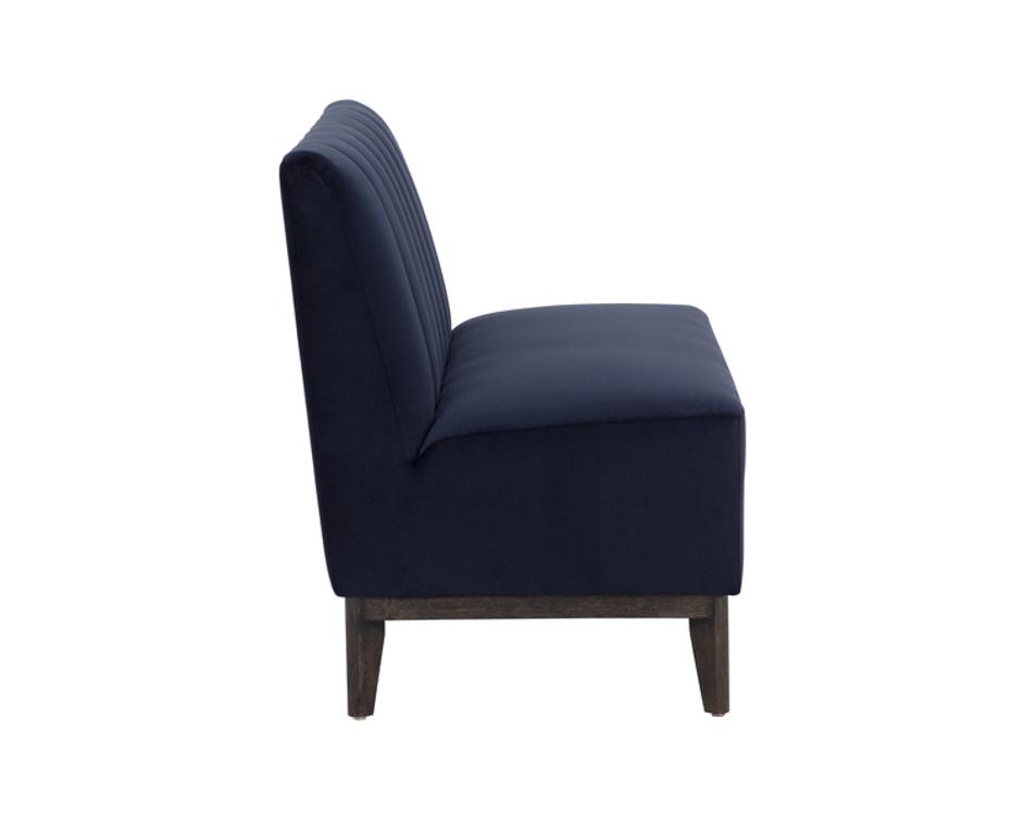 KOSOVO BANQUETTE - BROWN - ABBINGTON NAVY by Sunpan