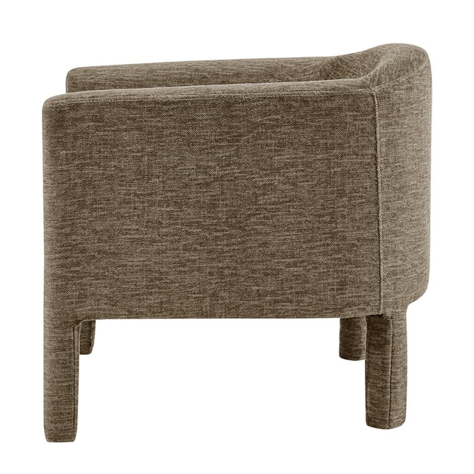 Jennifer Fabric Accent Arm Chair, Pasadena Taupe by New Pacific Direct