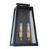 Charlestown Extra Large Outdoor 2 Light Wall Light in Black, Vintage Gold by Artcraft