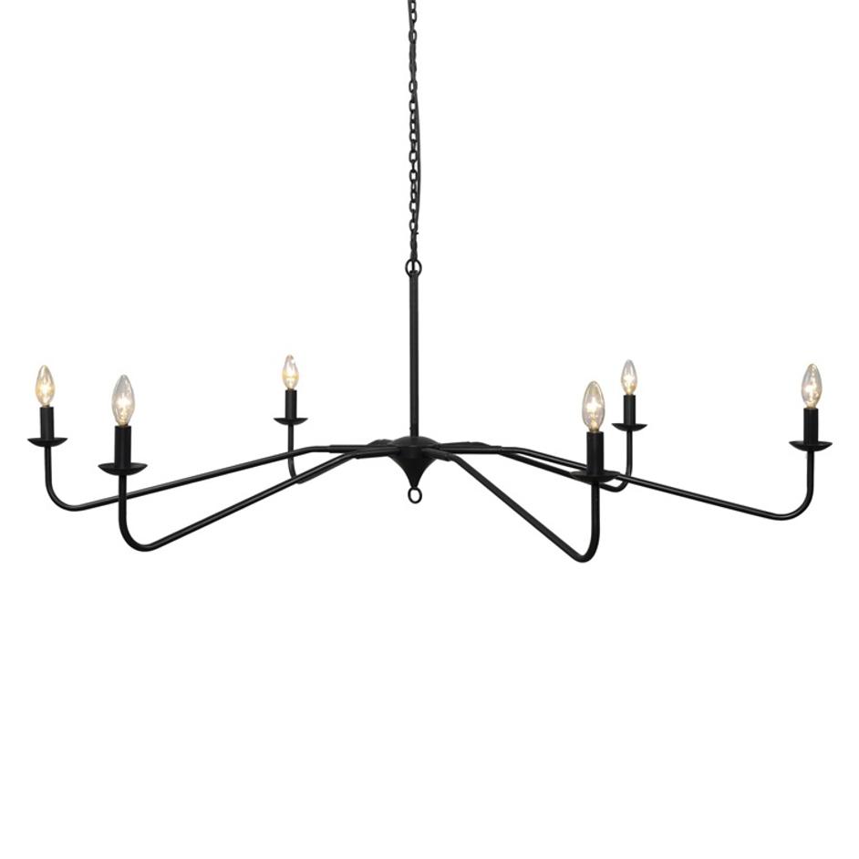 Edlyn Chandelier - Antiqued Iron by Four Hands